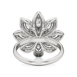 Flora | Round & Pear Lab-Grown Diamond Ring - Nivara