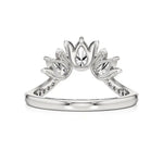 Flora | Round & Pear Lab-Grown Diamond Ring with Pav�� Accents - Nivara
