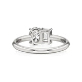 Toi et Moi | Oval & Emerald Lab-Grown Diamond Ring - Nivara