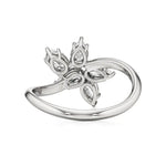 Flora | Pear Diamonds in Flora Design - Nivara