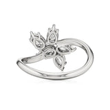 Flora | Pear Diamonds in Flora Design - Nivara