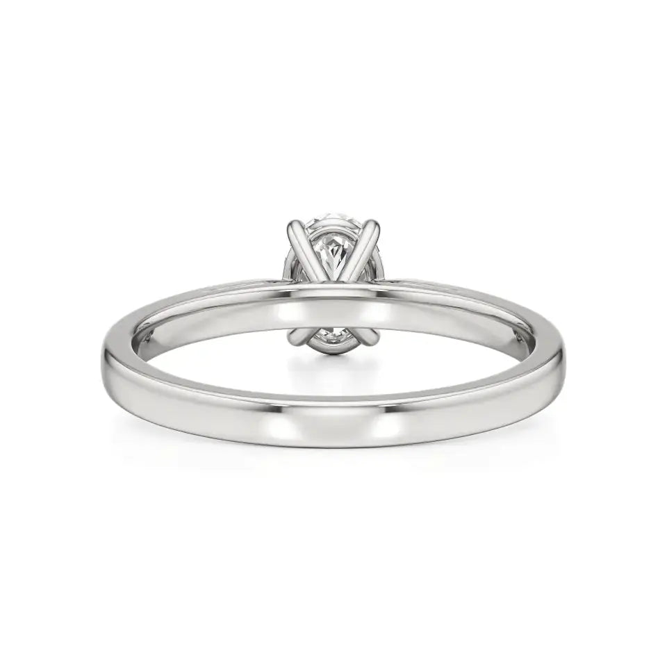 Amora | Oval & Radiant Lab-Grown Diamond Solitaire Ring - Nivara