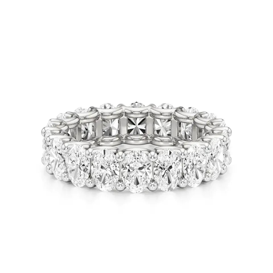 Foreva | Oval-cut Stones Lab-Grown Diamond Ring - Nivara