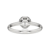 Mira | Round Lab-Grown Diamond Ring with Halo around it - Nivara