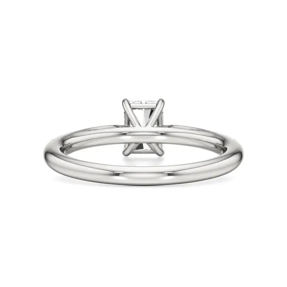 Amara | Round & Emerald Lab-Grown Diamond Ring - Nivara