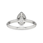 Mira | Round & Pear Lab-Grown Diamond Halo Ring - Nivara