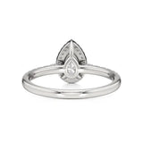 Mira | Round & Pear Lab-Grown Diamond Halo Ring - Nivara