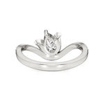 Flora | Round & Pear Lab-Grown Diamond Ring - Nivara