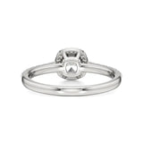 Mira | Cushion-cut Lab-Grown Diamond Halo Ring - Nivara
