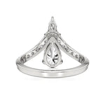 Amara | Pear Lab-Grown Diamond Solitaire Ring - Nivara