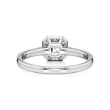 Amara | Asscher-cut Lab-Grown Diamond Halo Ring - Nivara
