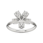 Flora | Pear Diamonds in Flora Design - Nivara