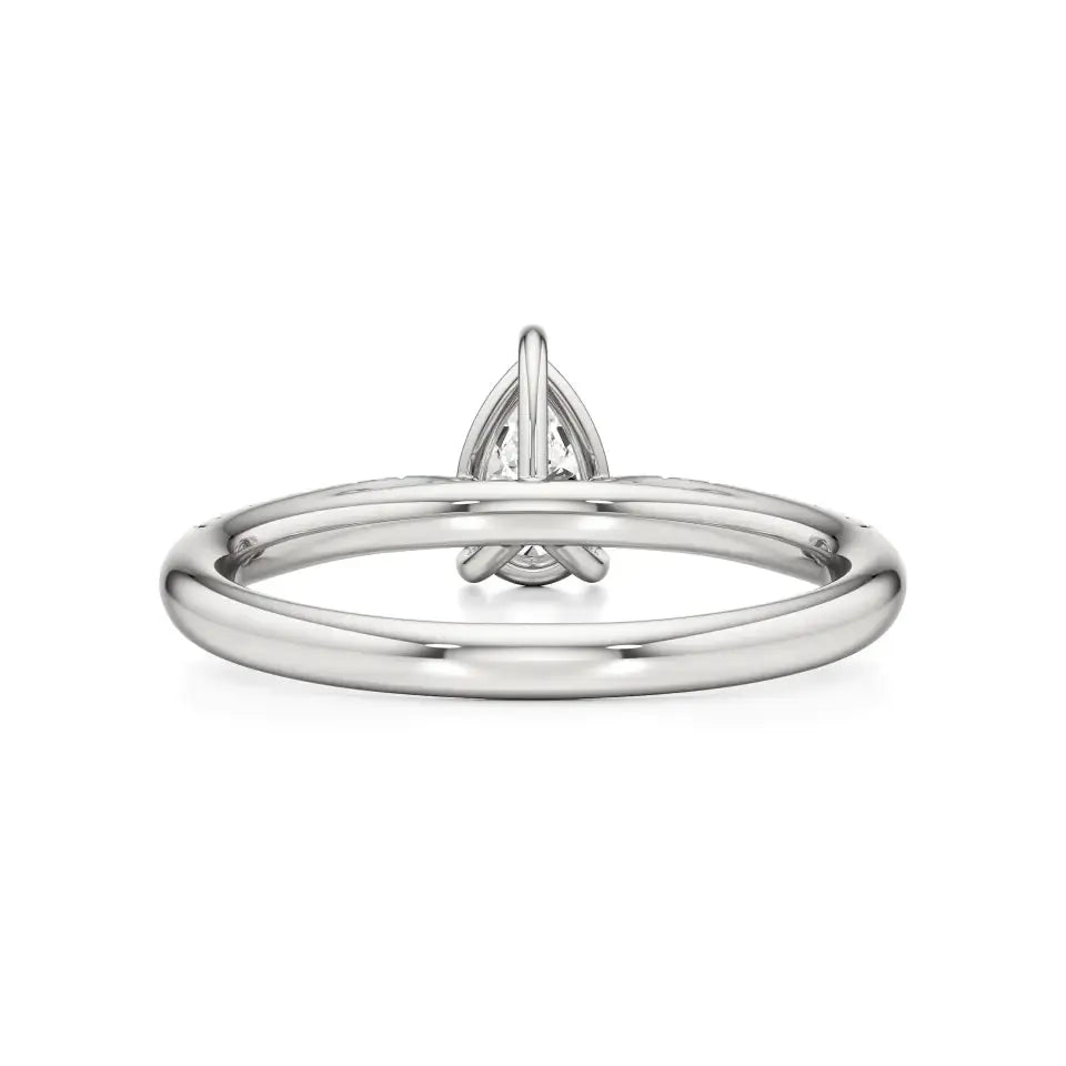 Amara | Round & Pear Lab-Grown Diamond Ring - Nivara