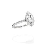 Mira | Round & Marquise Lab-Grown Diamond Halo Ring - Nivara