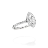 Mira | Round & Marquise Lab-Grown Diamond Halo Ring - Nivara