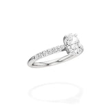 Amara | Round & Oval Lab-Grown Diamond Ring - Nivara