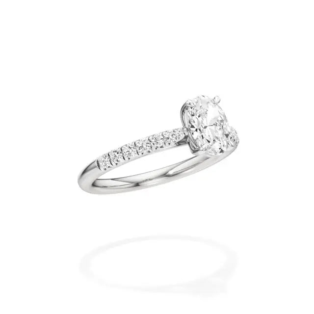 Amara | Round & Oval Lab-Grown Diamond Ring - Nivara