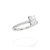 Amara | Round & Emerald Lab-Grown Diamond Ring - Nivara