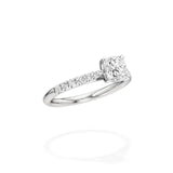 Amara | Round & Cushion Lab-Grown Diamond Ring - Nivara
