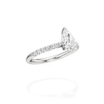 Amara | Round & Pear Lab-Grown Diamond Ring - Nivara