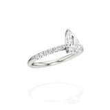 Amara | Round & Pear Lab-Grown Diamond Ring - Nivara