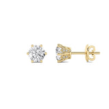 Rayna | Round Lab-Grown Diamonds Studs