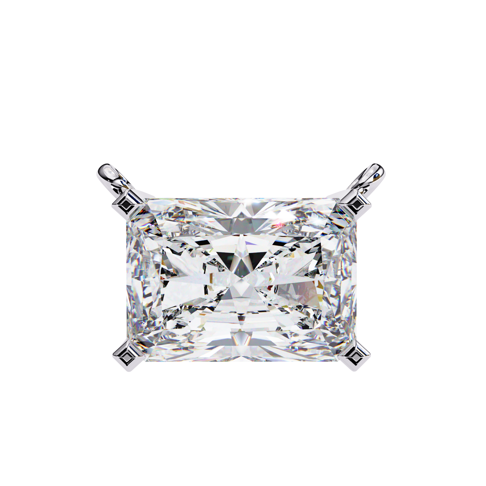 Thea | Radiant Elegance: Single Solitaire Diamond Pendant for Timeless Style