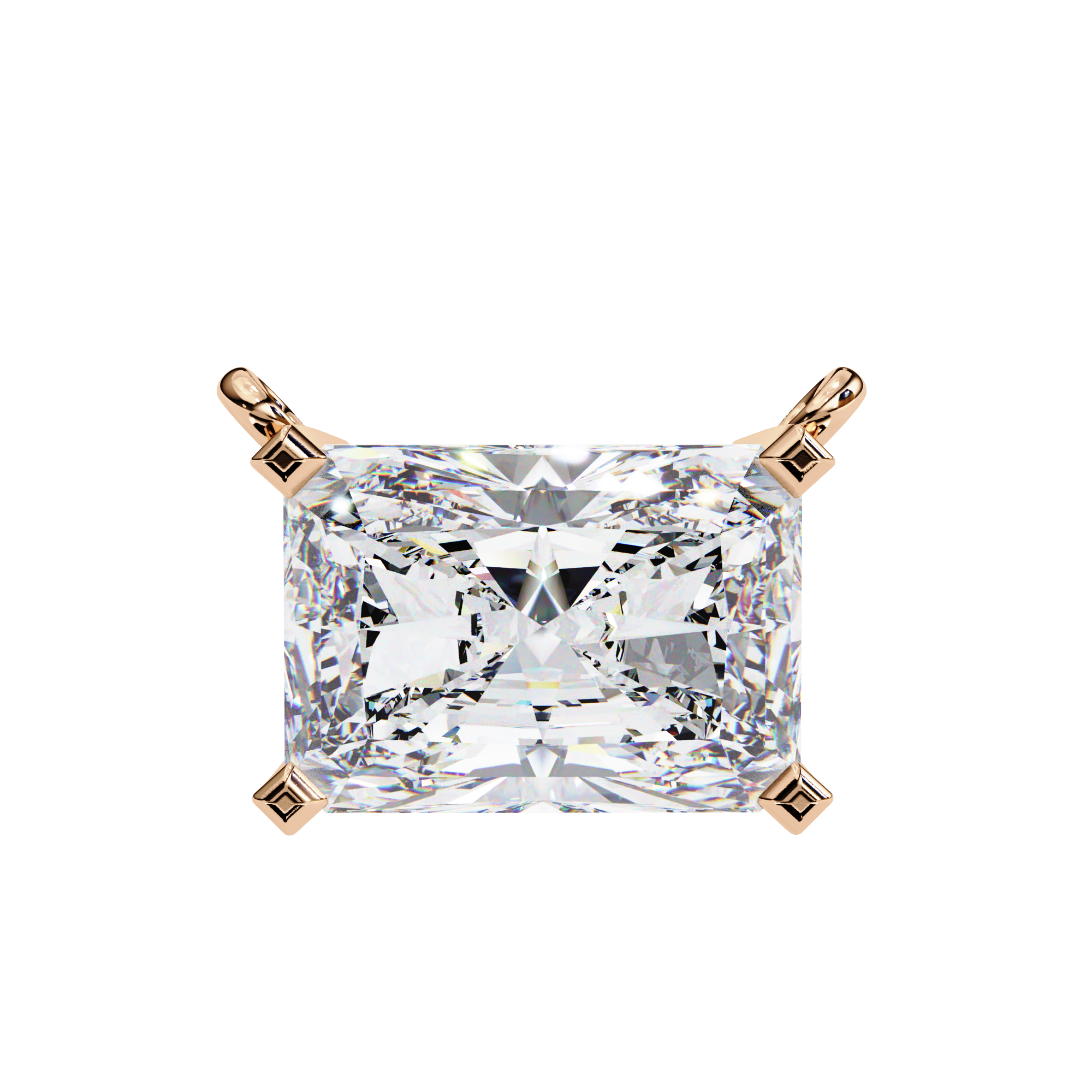 Thea | Radiant Elegance: Single Solitaire Diamond Pendant for Timeless Style