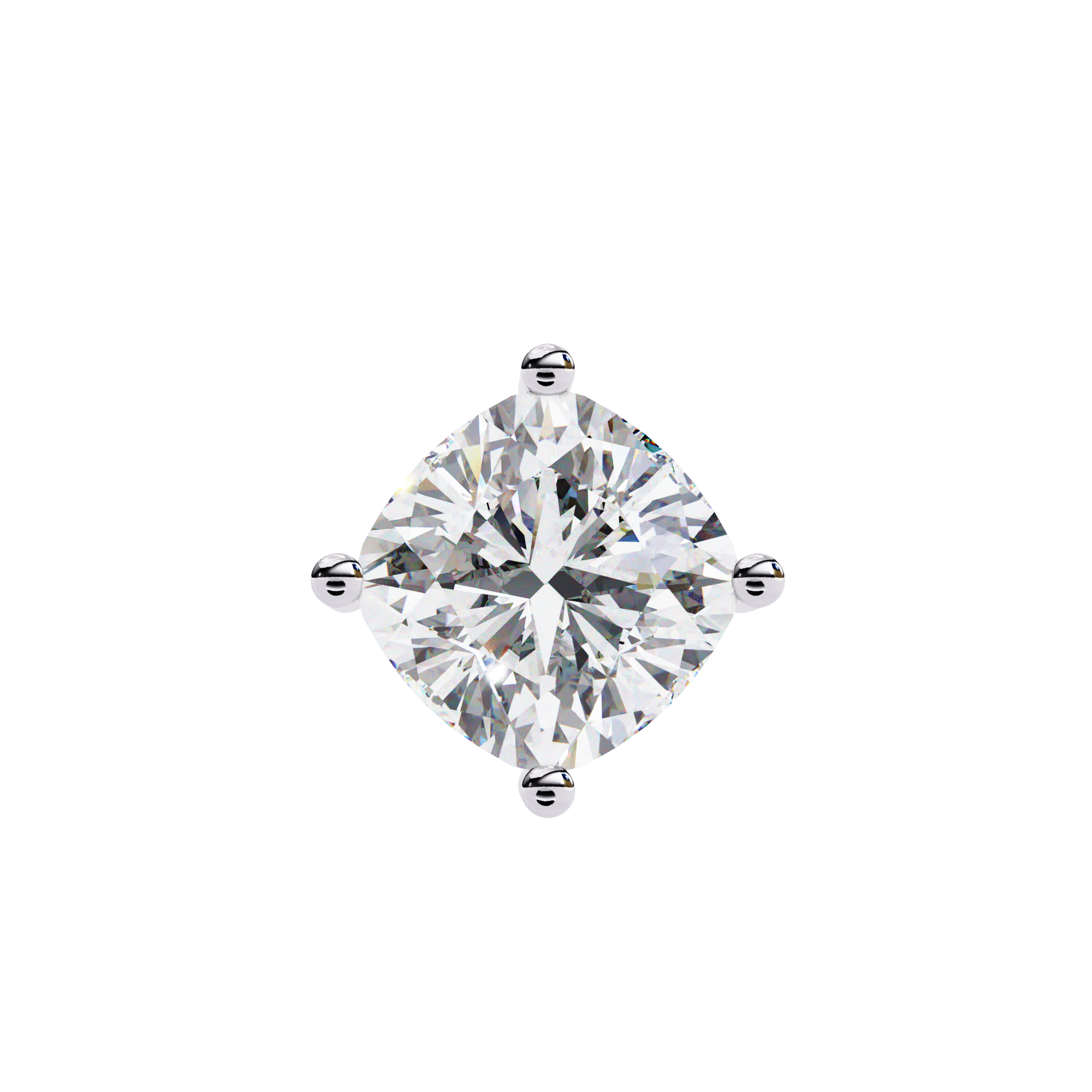 Thea | Simple solitaire Round shape Lab-Grown Diamond Pendant
