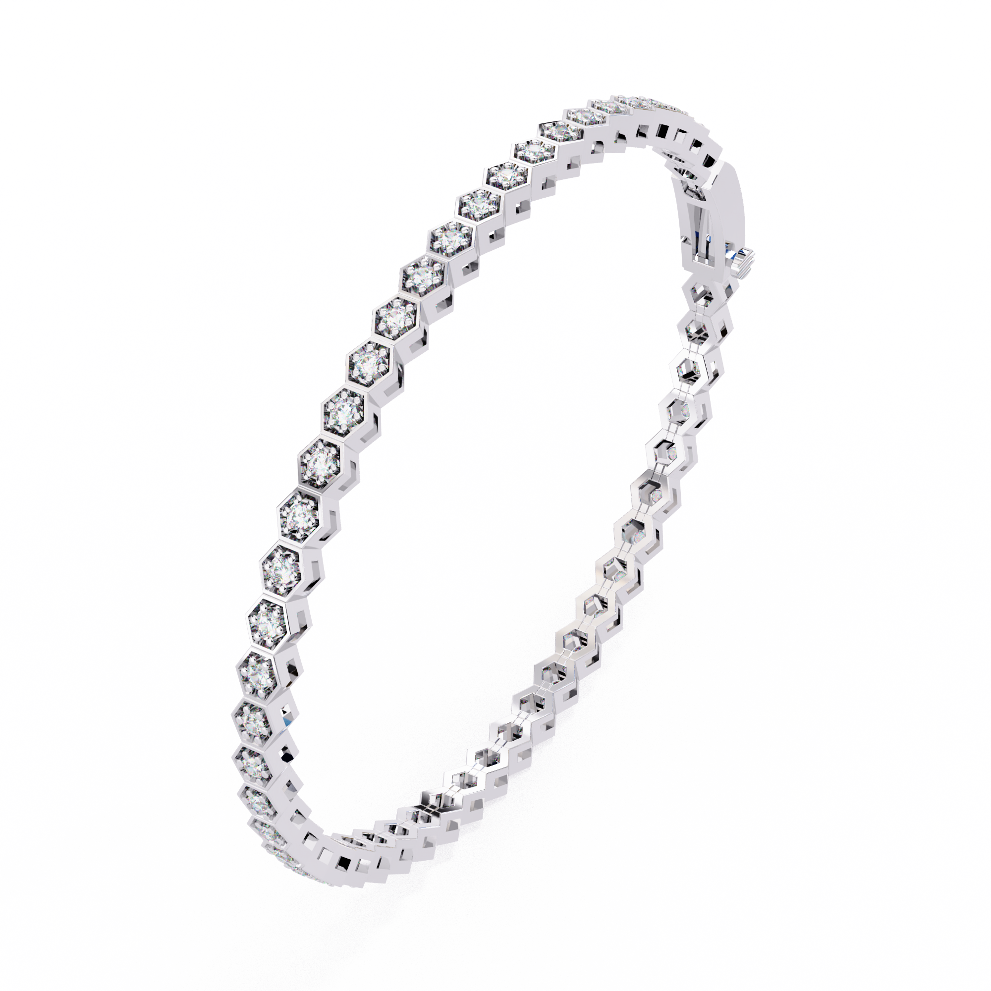 Sutra | Classic Round Diamond Tennis Bracelet – Timeless Elegance