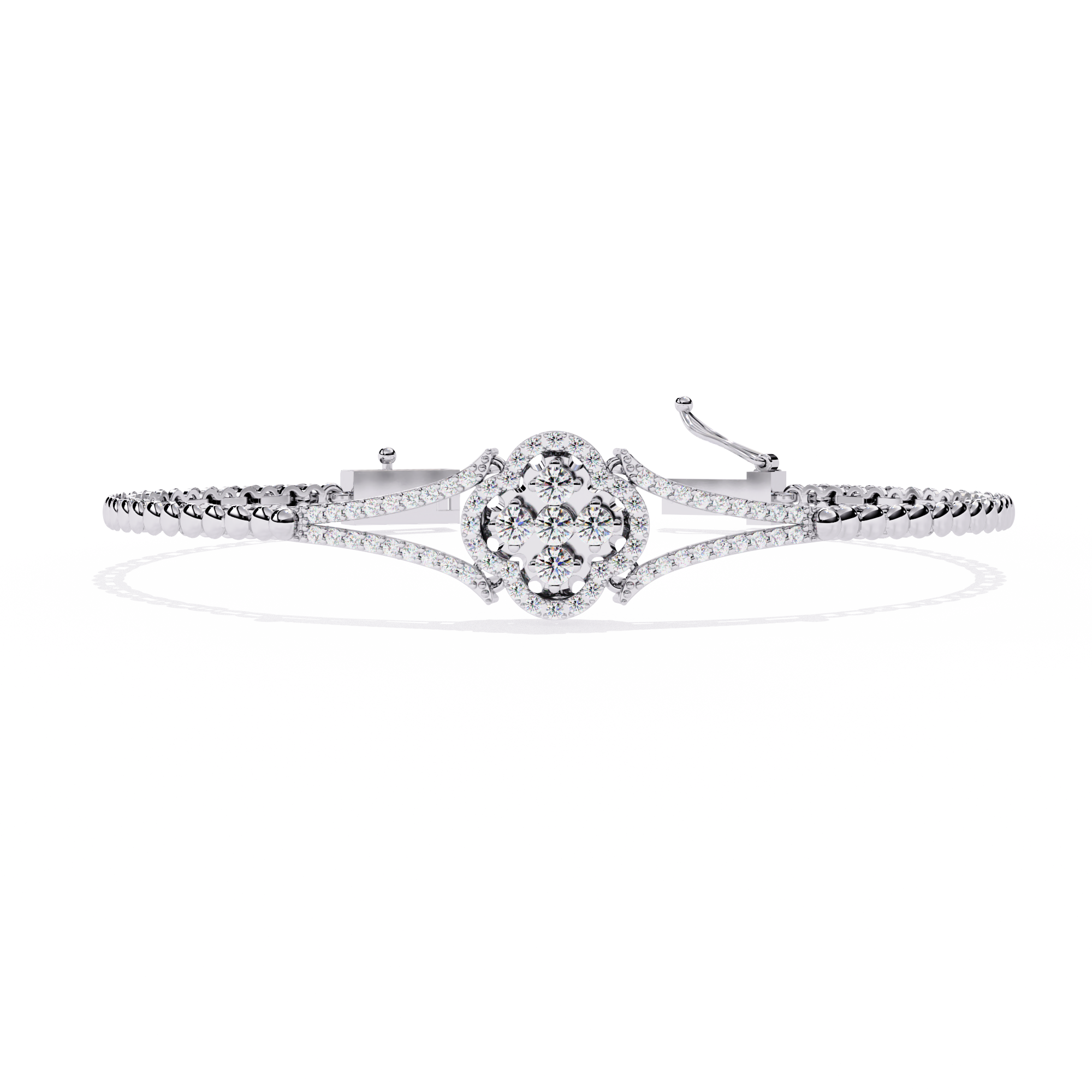 Flora | Round Lab Grown Diamonds Bracelet