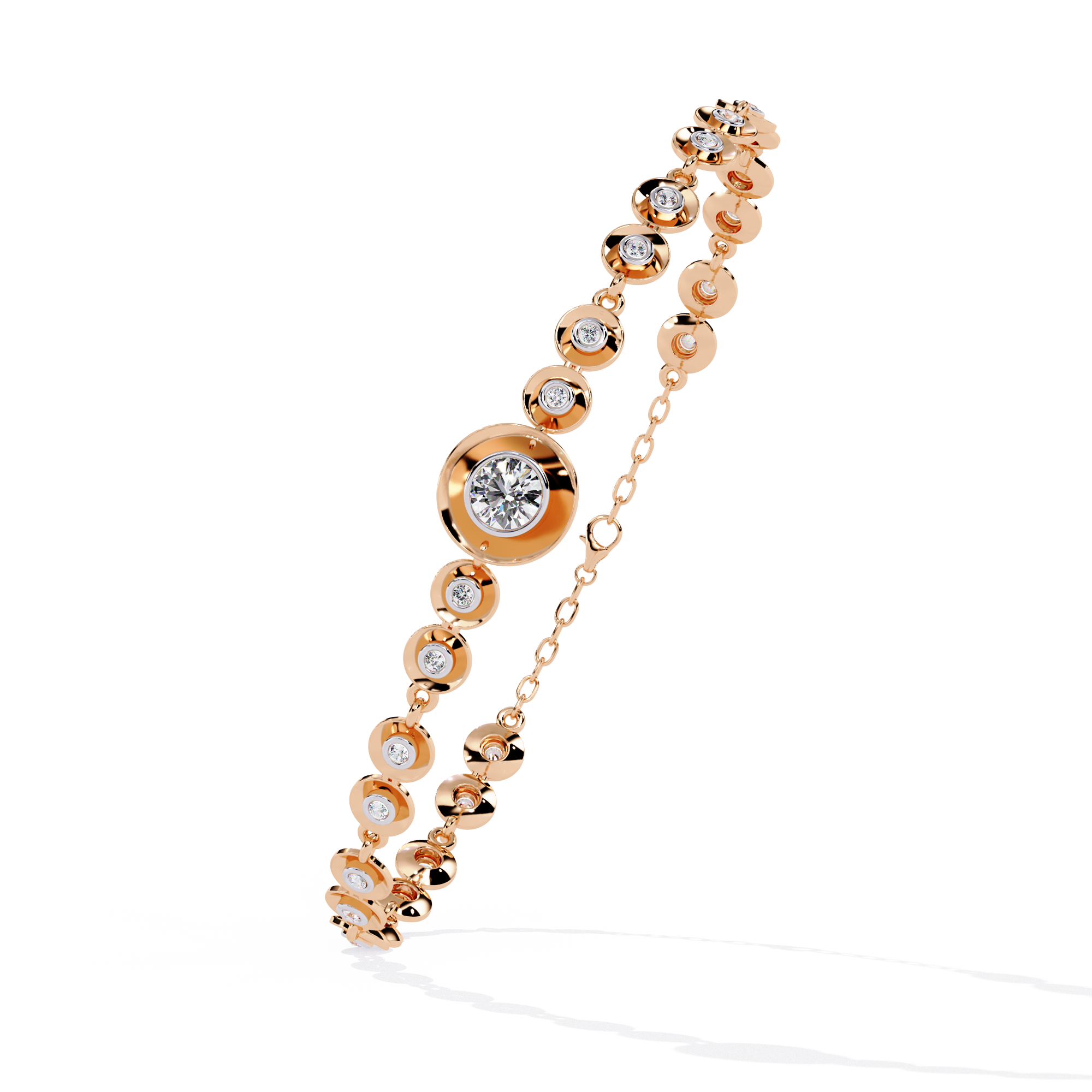 Mode | Daily Wear Round Diamond Bracelet