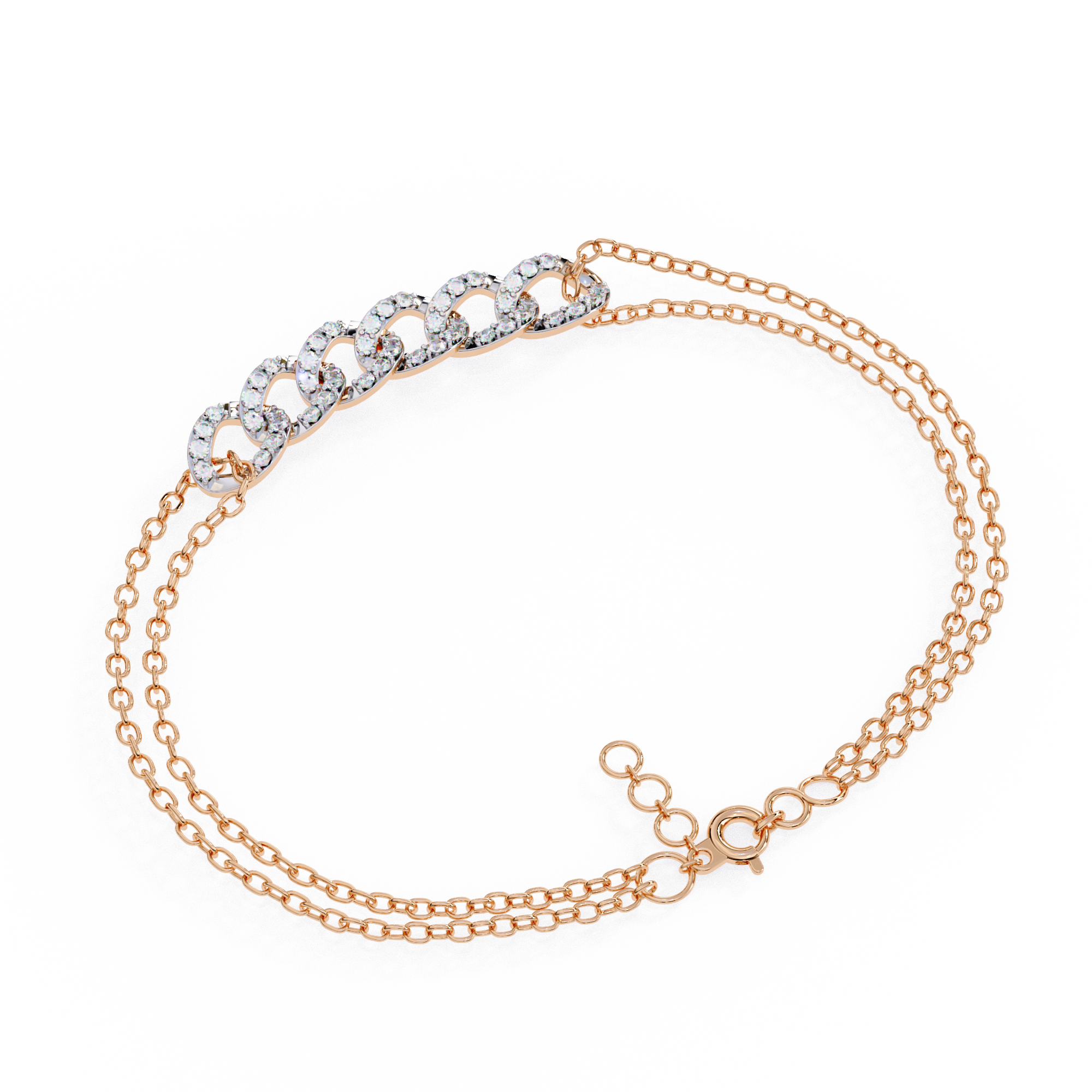 Bracelet | Elegant Chain Link Diamond Bracelet