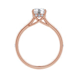 Amara | Round-Cut Lab Grown Diamond with Round Sidestones