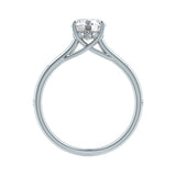 Amara | Round-Cut Lab Grown Diamond with Round Sidestones