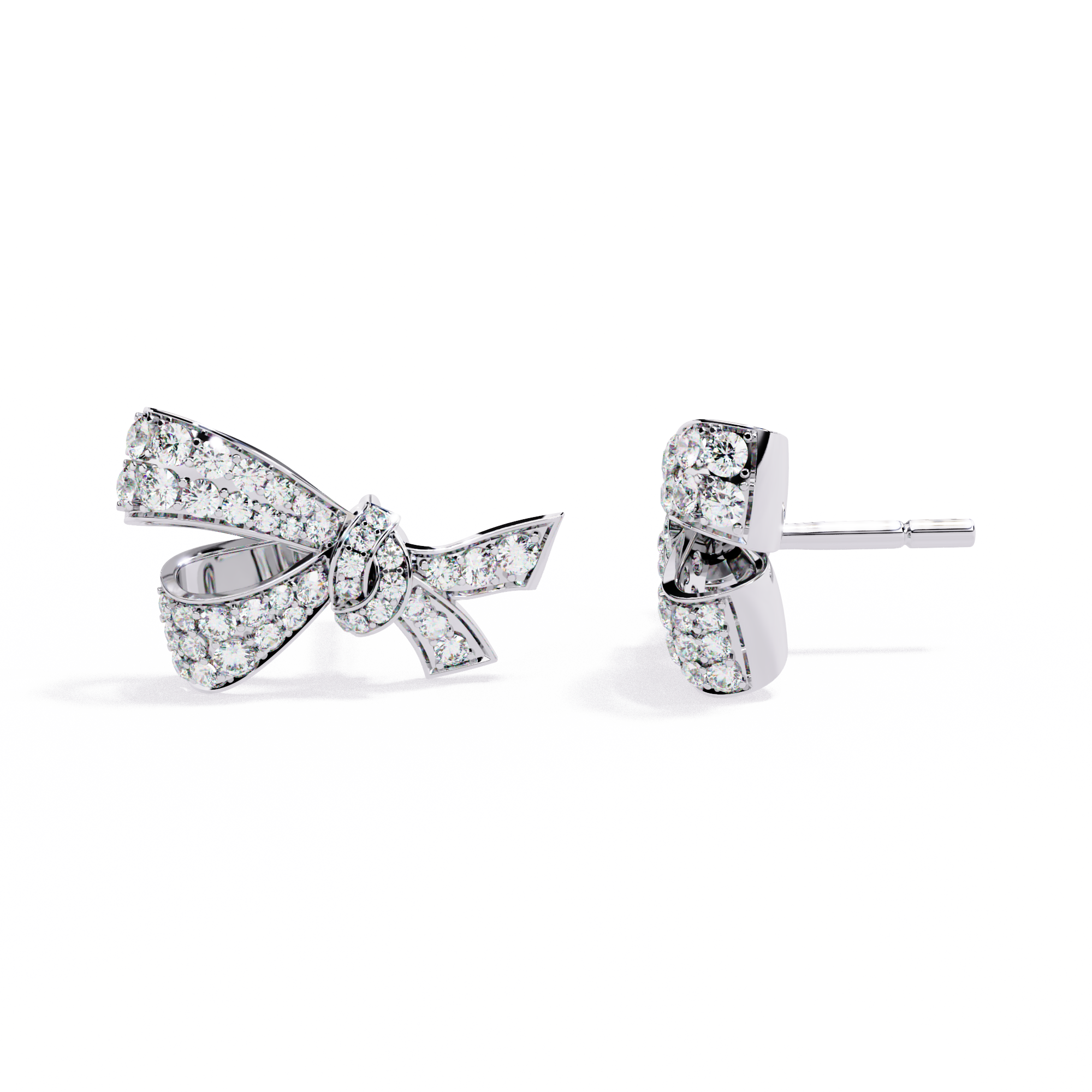 Mode | Bow design Round Lab Grown Diamond studs