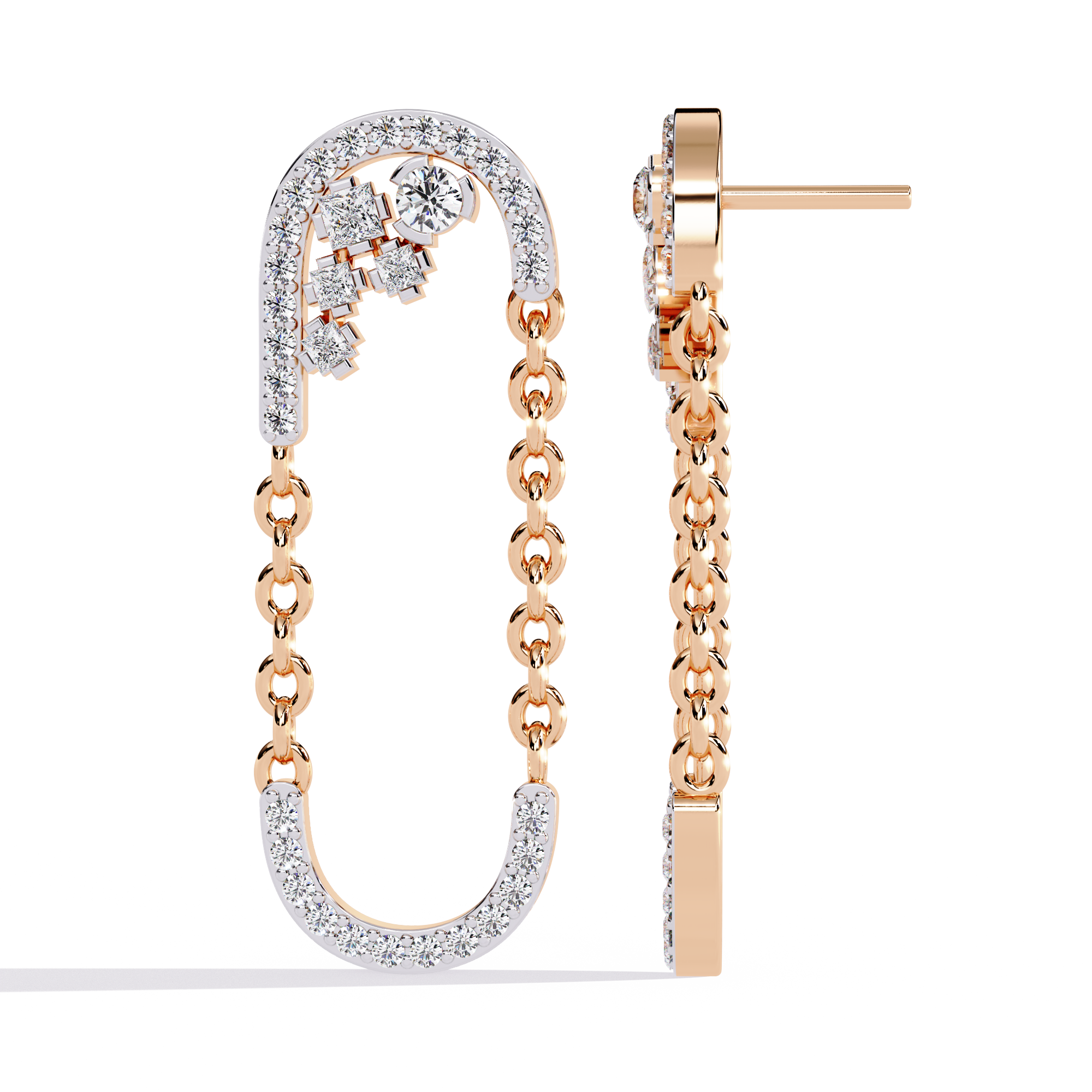 Celestia | Round Lab Grown Diamond Danglers