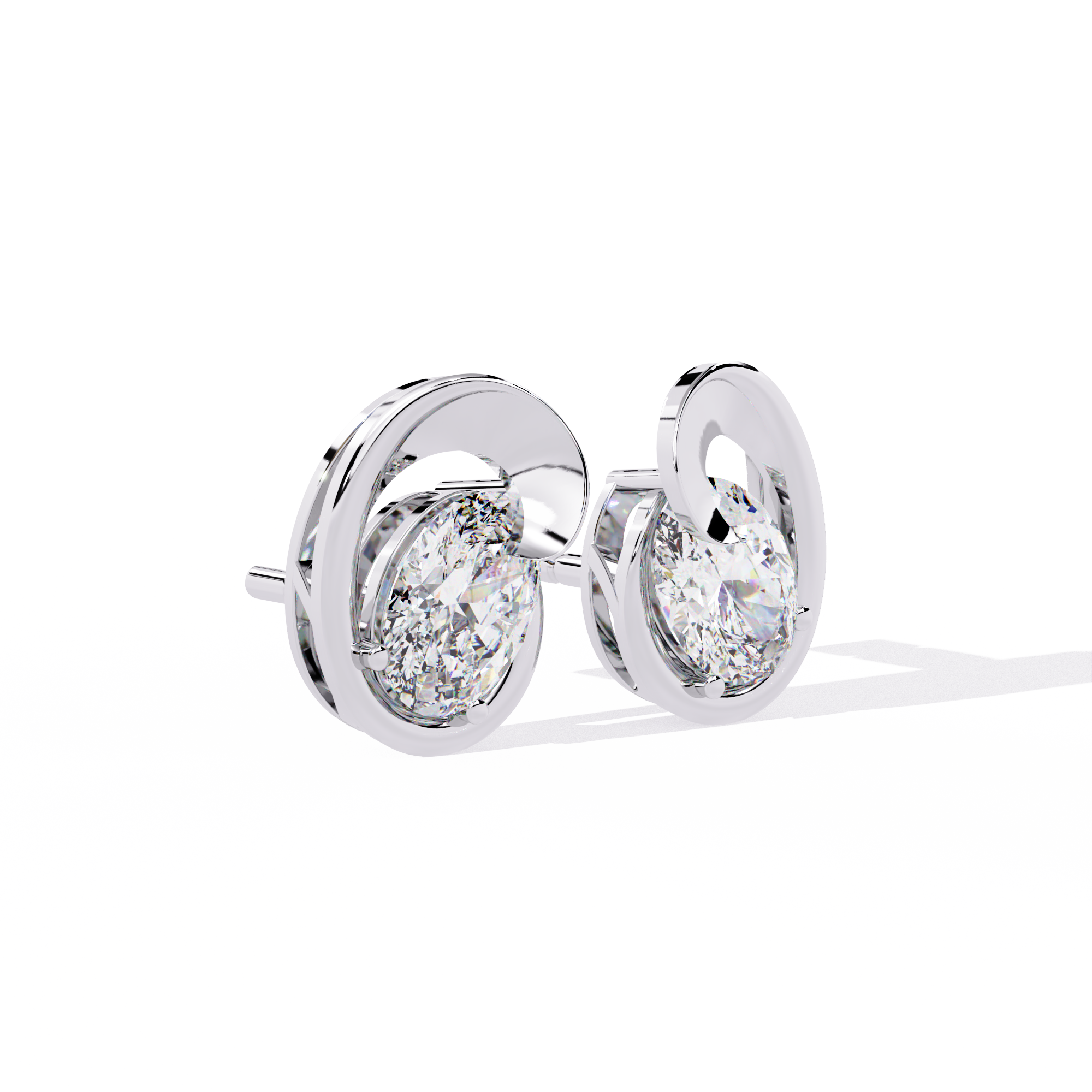 Sia | Oval Lab Grown Diamond studs