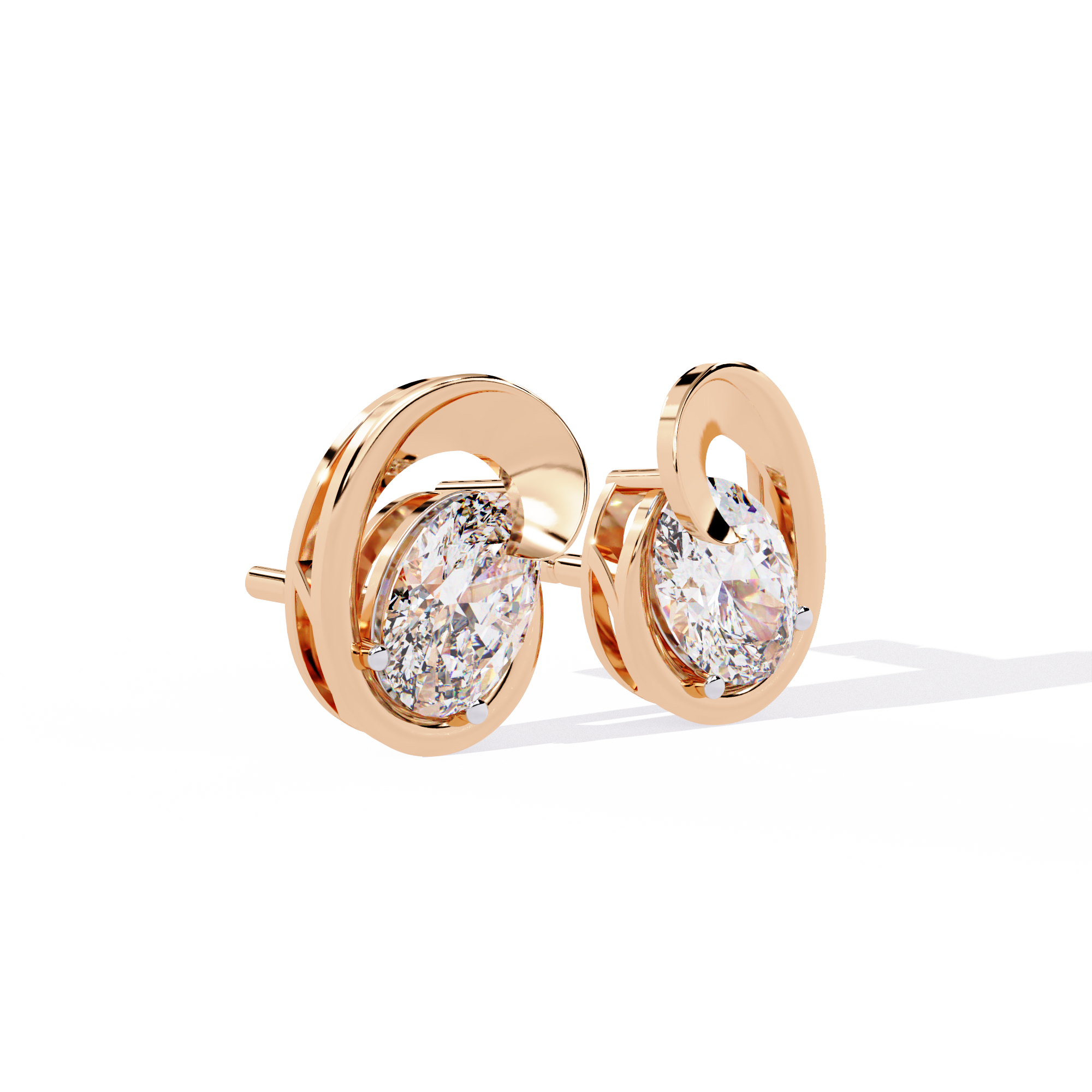 Sia | Oval Lab Grown Diamond studs