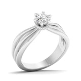 Amara |  Round-shaped solitaire lab grown diamond ring