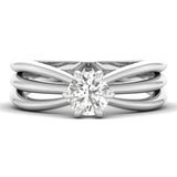 Amara |  Round-shaped solitaire lab grown diamond ring