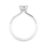 Amara |  Round-shaped solitaire lab grown diamond ring