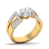 Amara | Round-shaped solitaire lab grown diamond ring