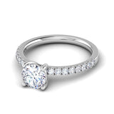 Amara | Round-shaped lab grown diamond ring