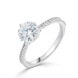Amara | Round-shaped solitaire lab grown diamond ring