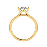 Amara | Round-shaped solitaire lab grown diamond ring