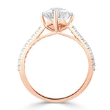 Amara | Round-shaped solitaire lab grown diamond ring