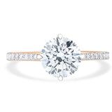 Amara | Round-shaped solitaire lab grown diamond ring