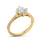 Amara | Round-shaped solitaire lab grown diamond ring