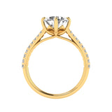 Amara | Round-shaped solitaire lab grown diamond ring